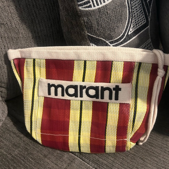 Isabel Marant Striped Clutch - Picture 1 of 5
